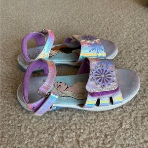 Little girl frozen sandals